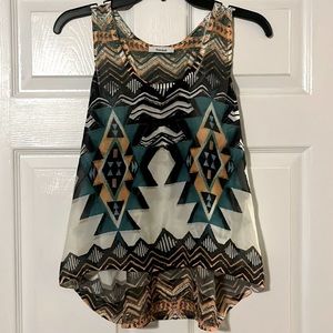 Teenbell boho tank size large